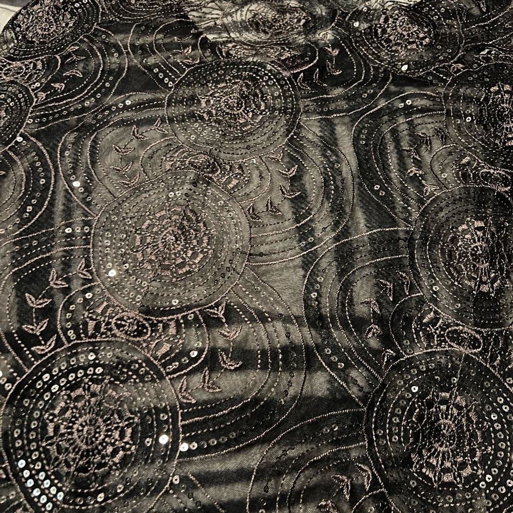 Dreamgirl Black Lace Halter Dress - Picture 2 of 4